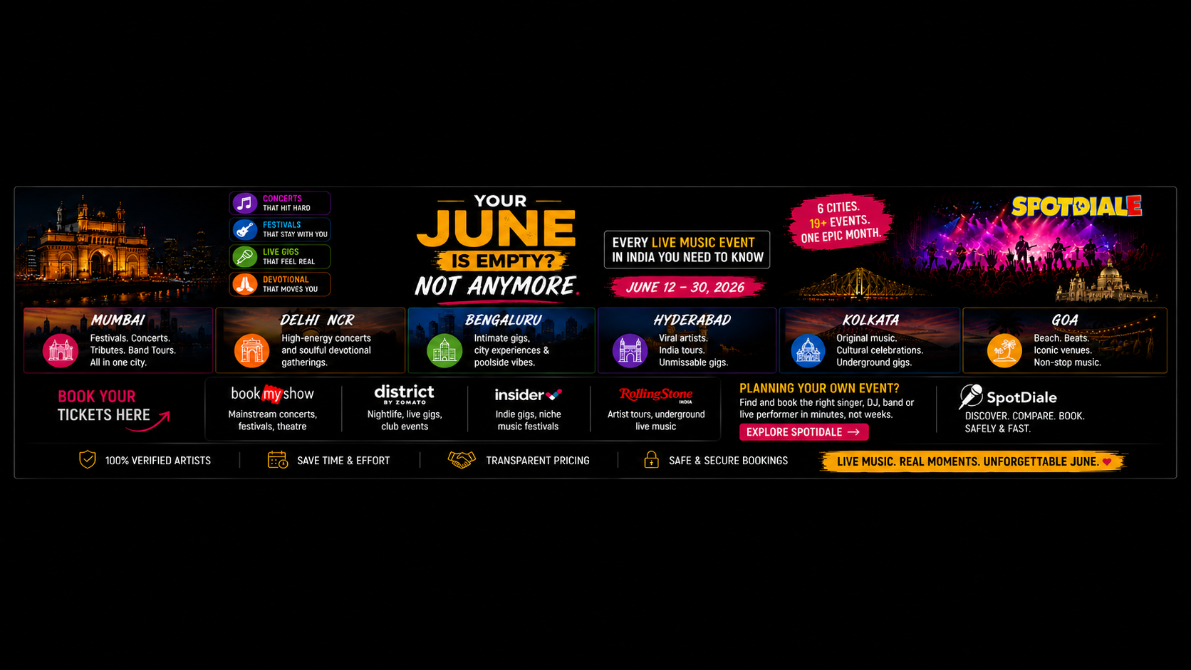 India's Live Music Calendar for June 2026 — Every Gig, Concert & Festival in One Place